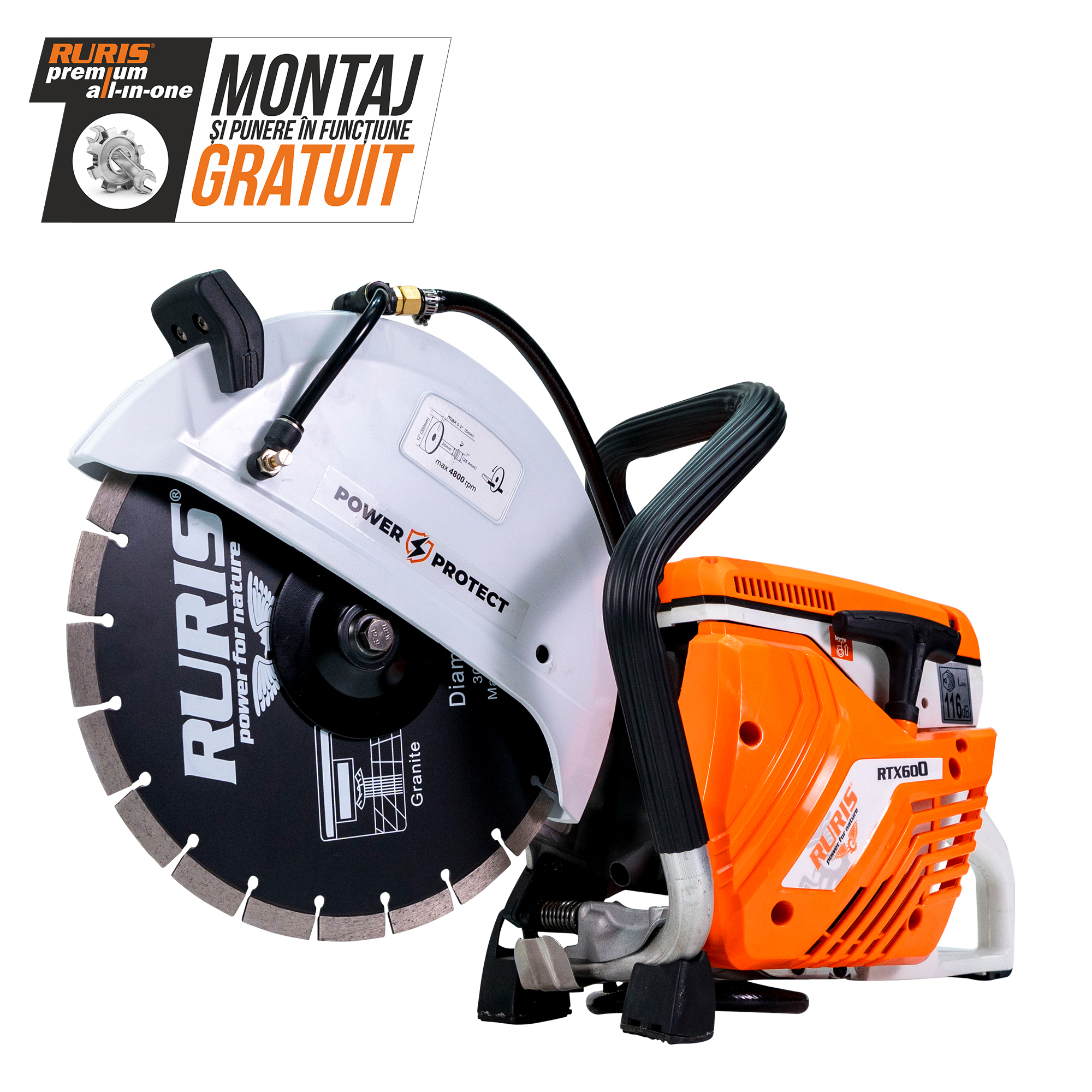 Imagine generala taietor beton RURIS RTX600