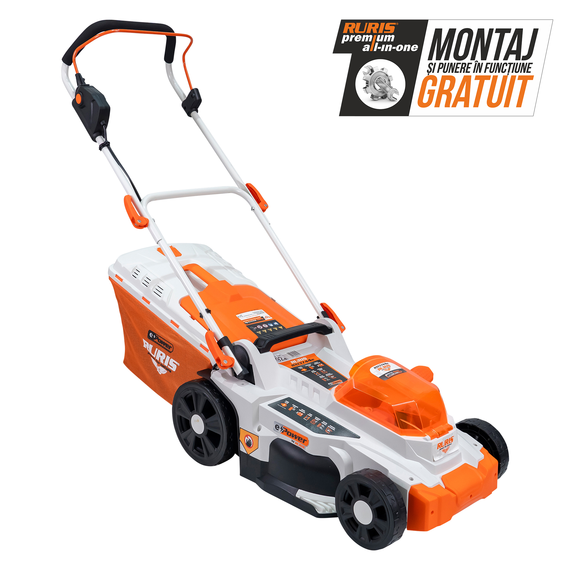 Imagine generala masina de tuns gazon pe acumulator RURIS RXI3744e