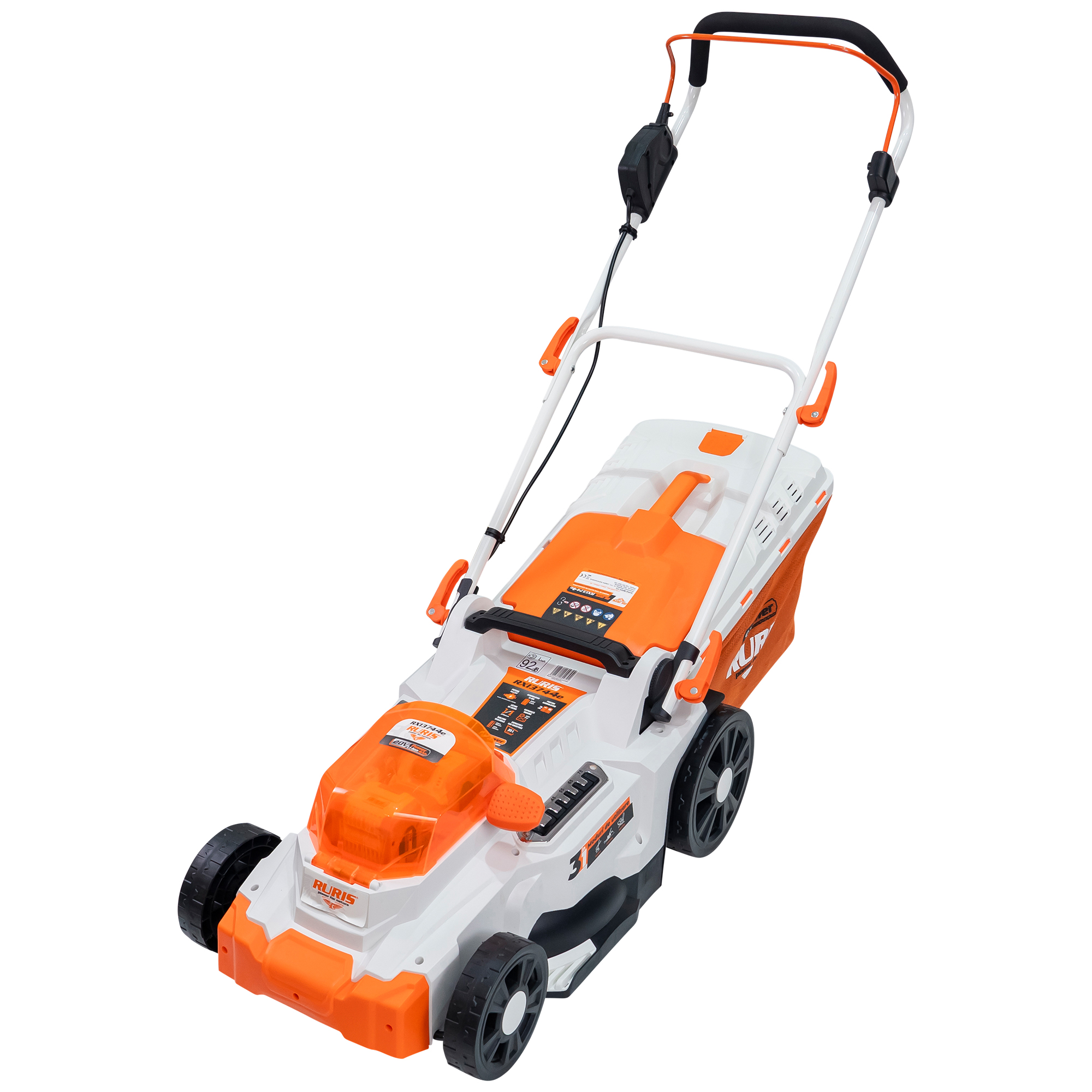 Masina gazon acumulator RURIS RXI3744e detalii 5
