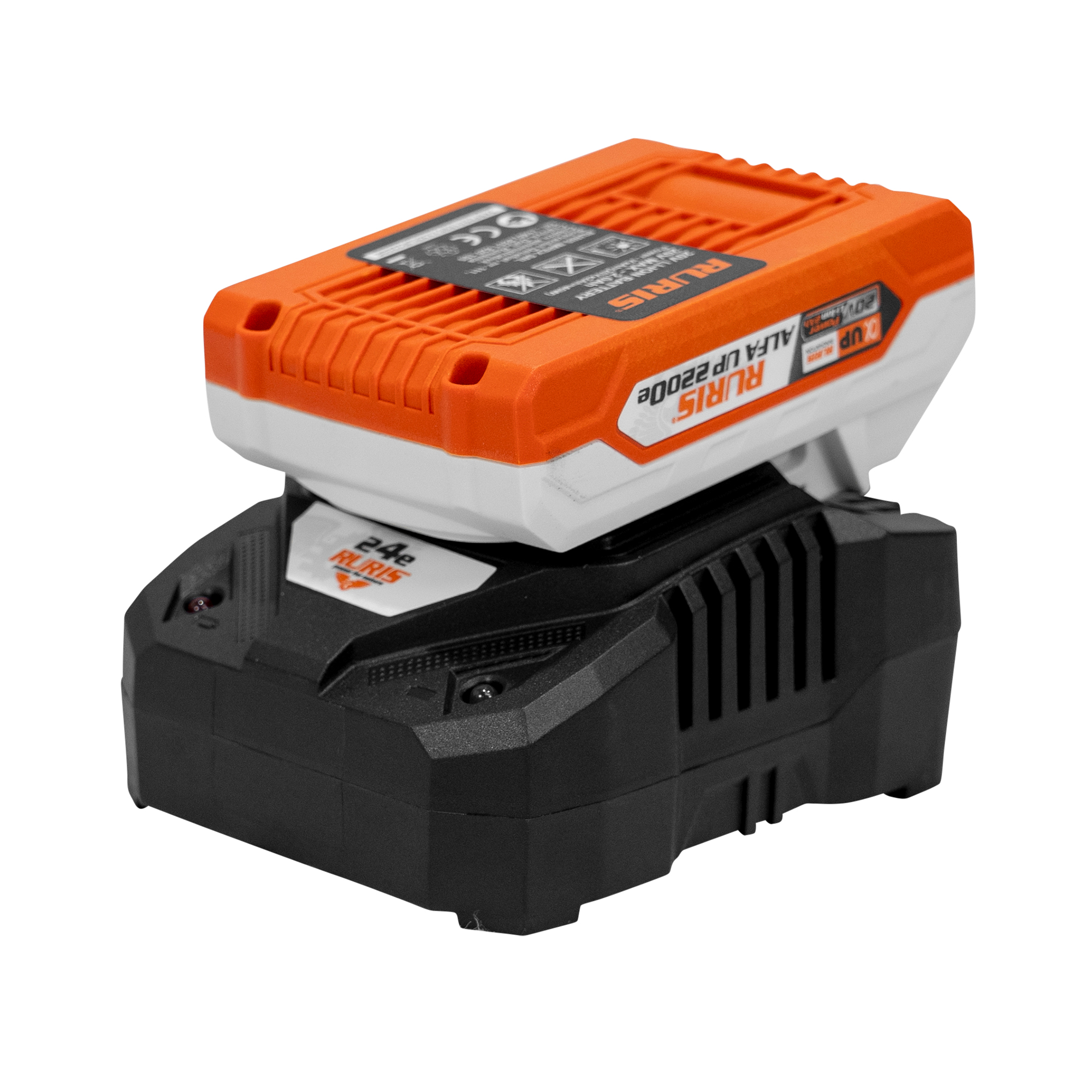 Imagine generala kit acumulator+incarcator RURIS Alfa UP 2222e