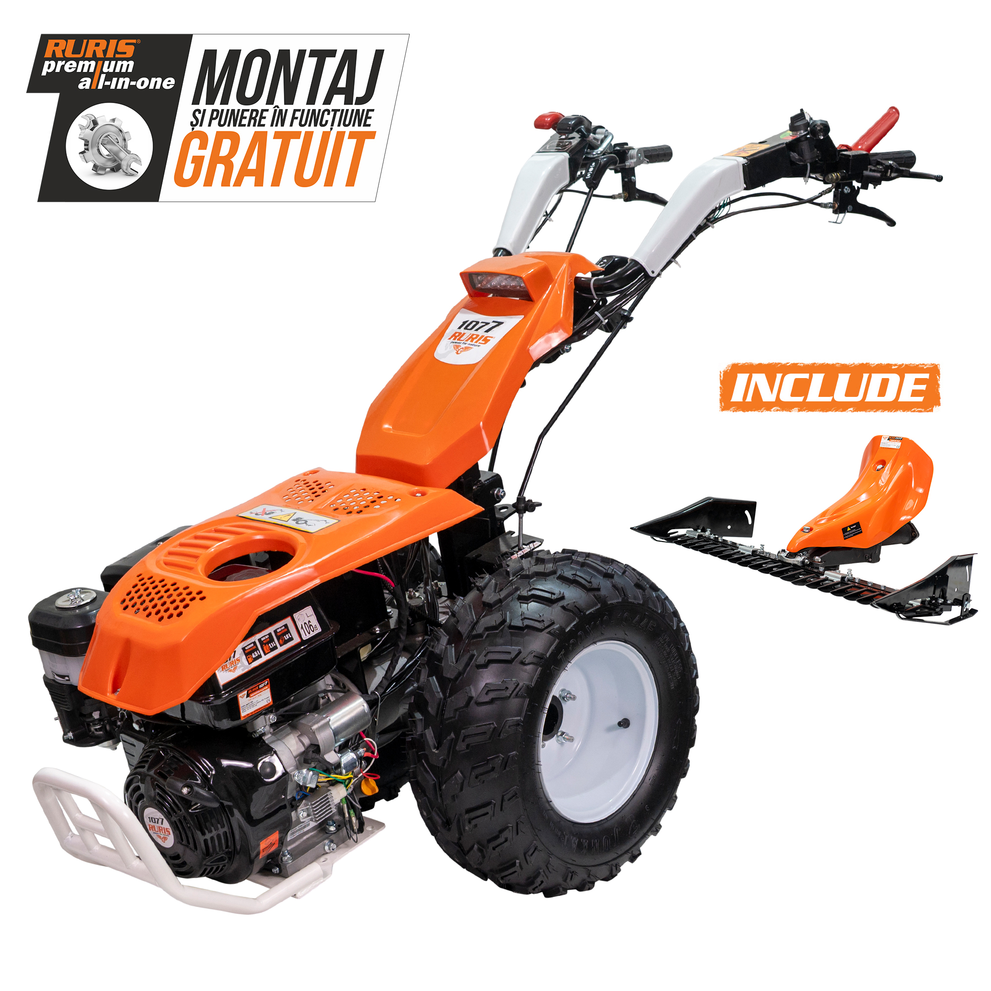 Imagine generala motocultivator RURIS 1077C