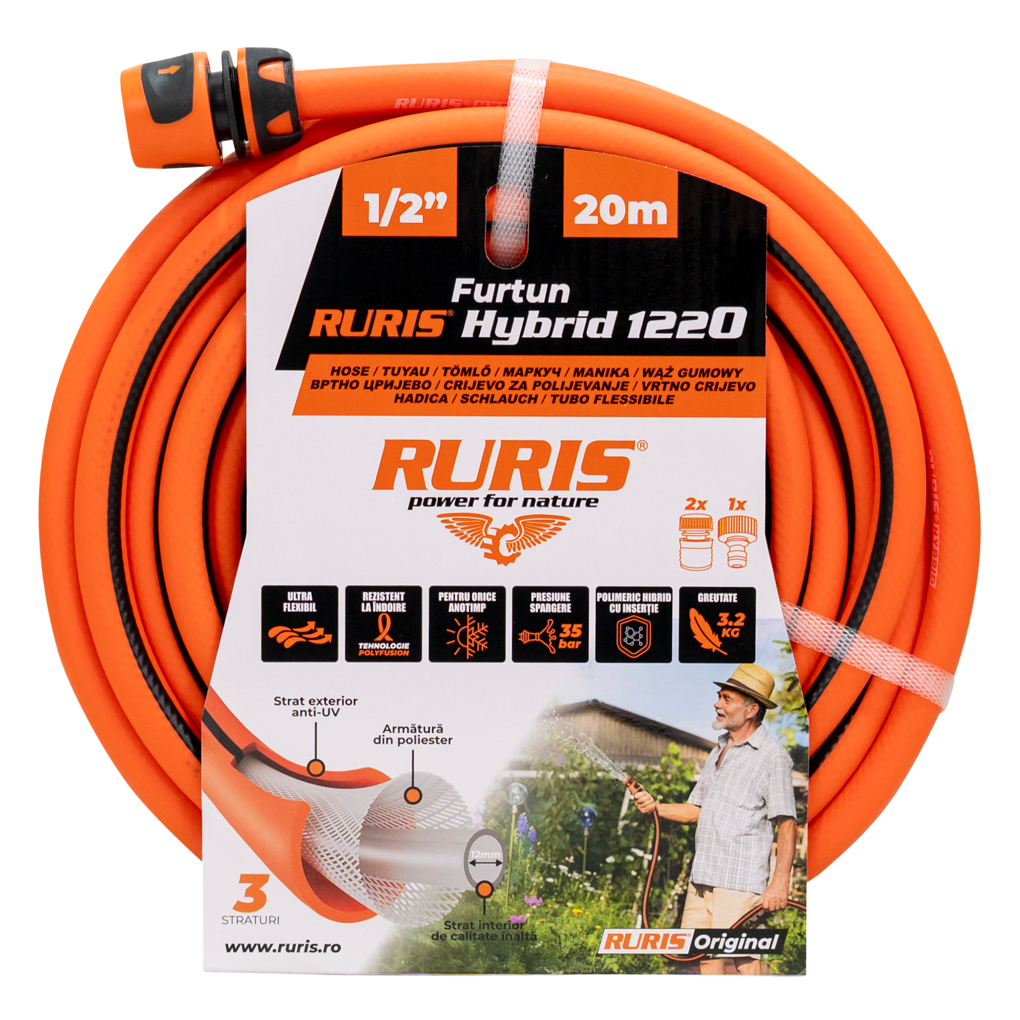 Imagine generala furtun RURIS Hybrid 1220