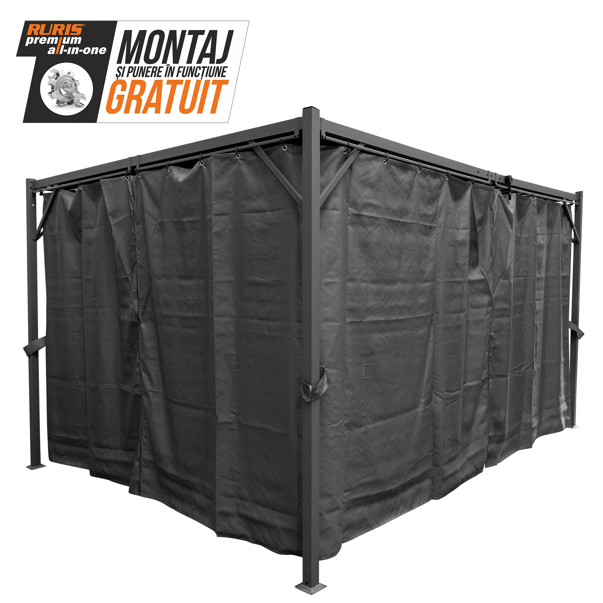 Imagine generala perdele pergola RURIS 295395