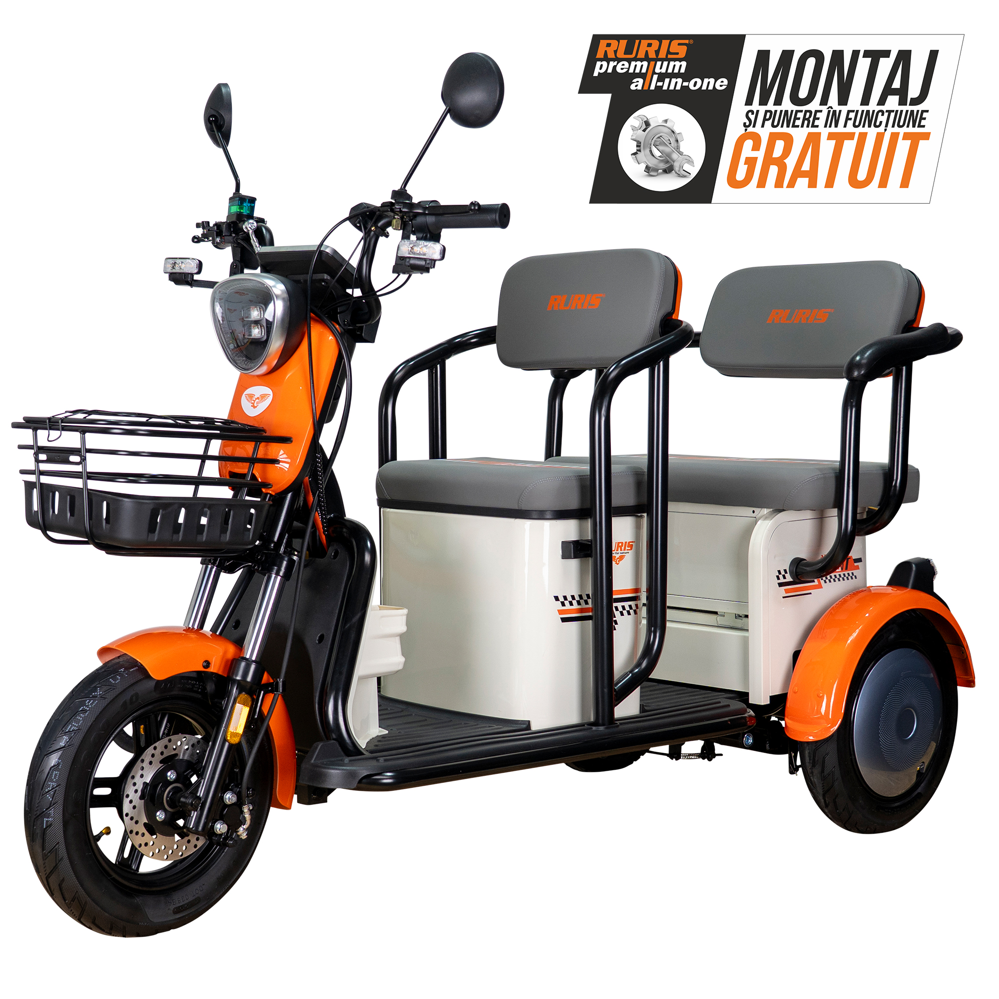 Imagine generala triciclu electric RURIS Pilot 3020A
