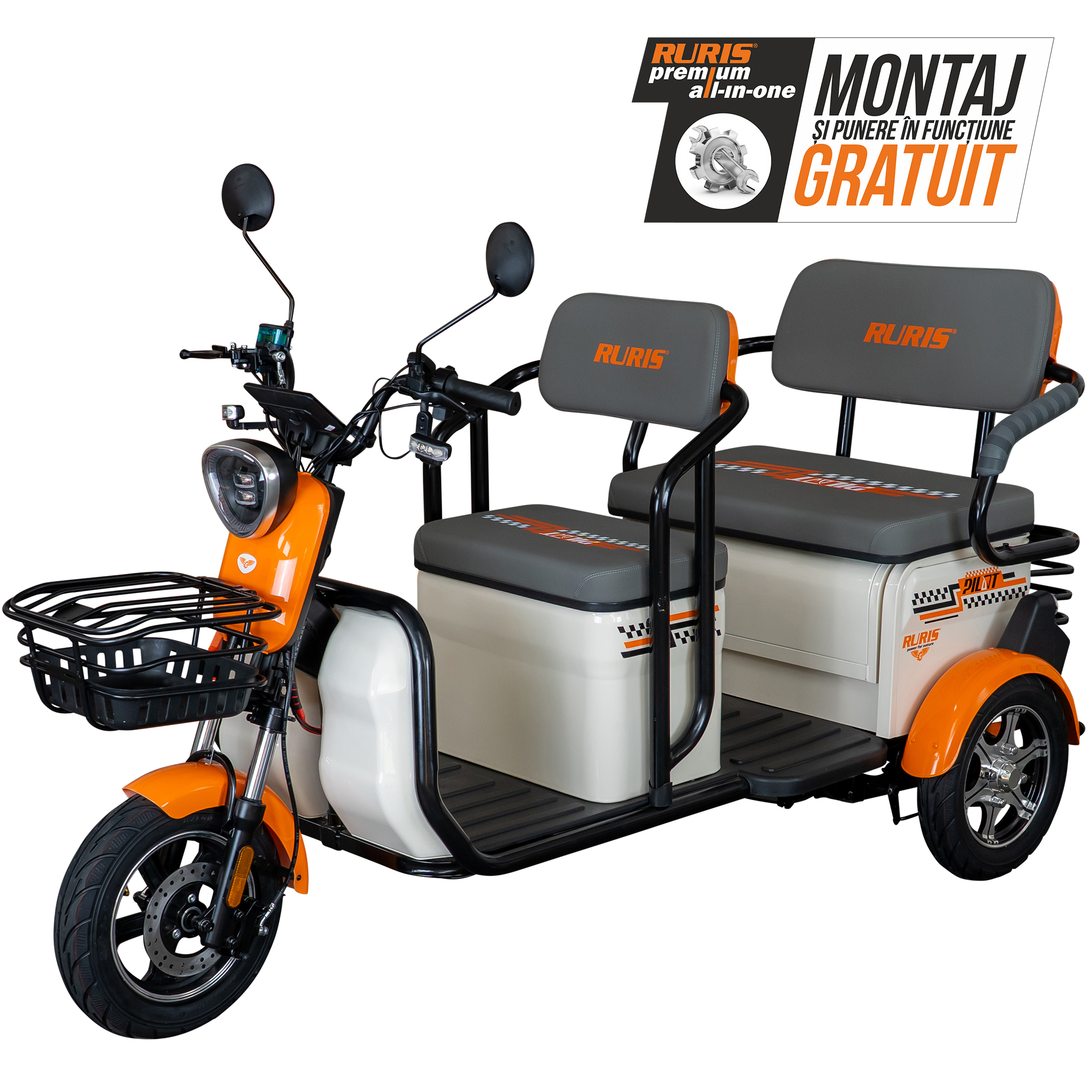 Imagine generala triciclu electric RURIS Pilot 3040A