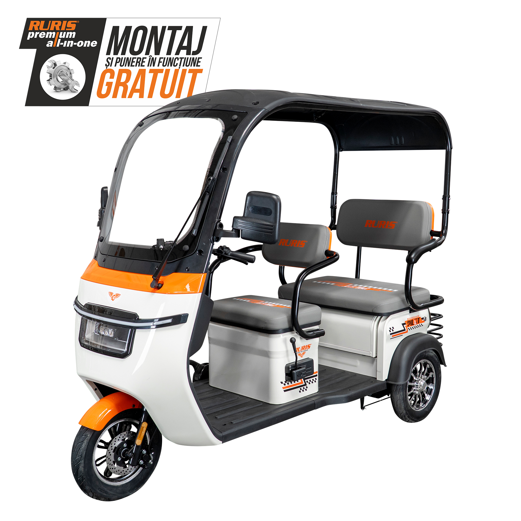 Imagine generala triciclu electric RURIS Pilot 3070A