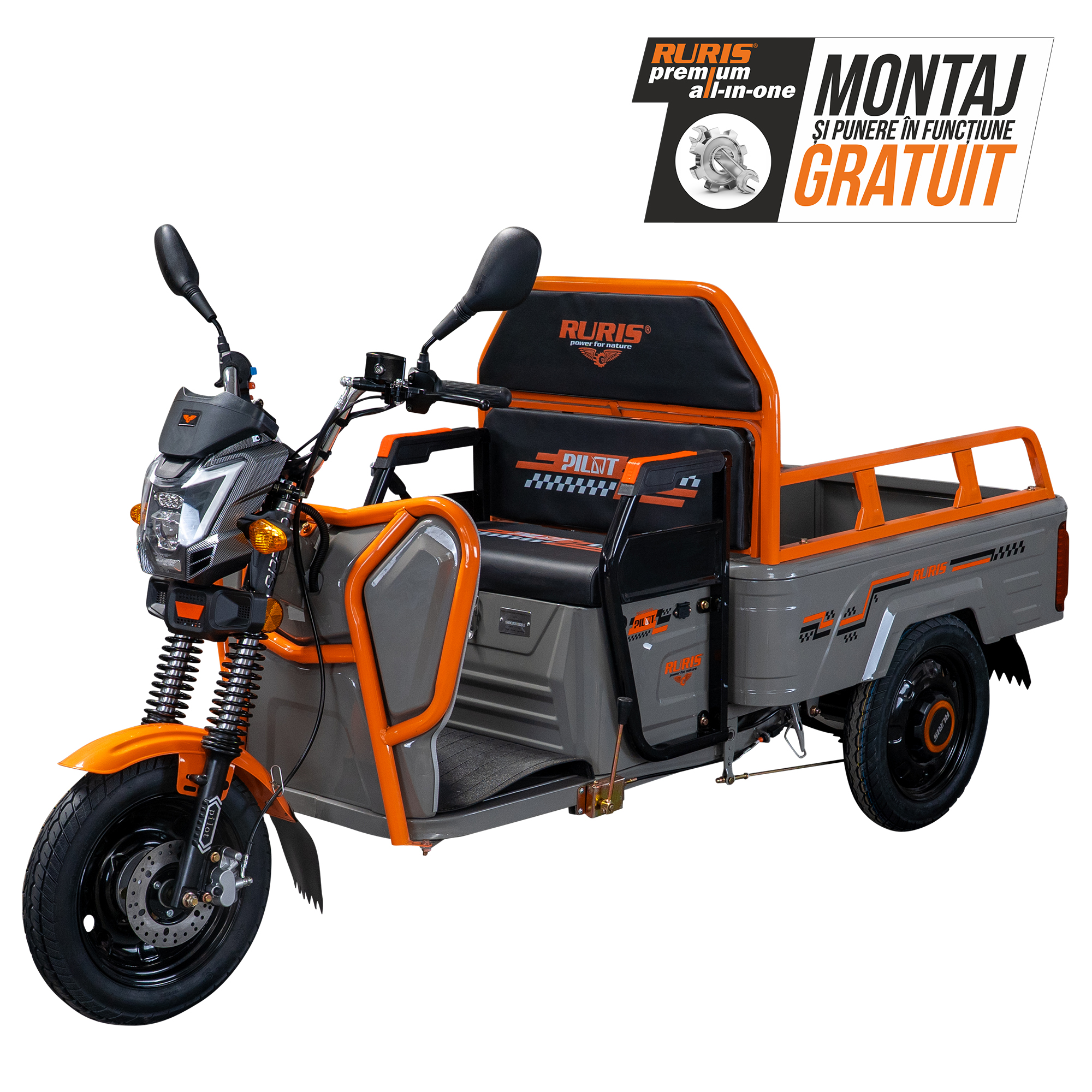 Imagine generala triciclu electric cargo RURIS Pilot 3110G