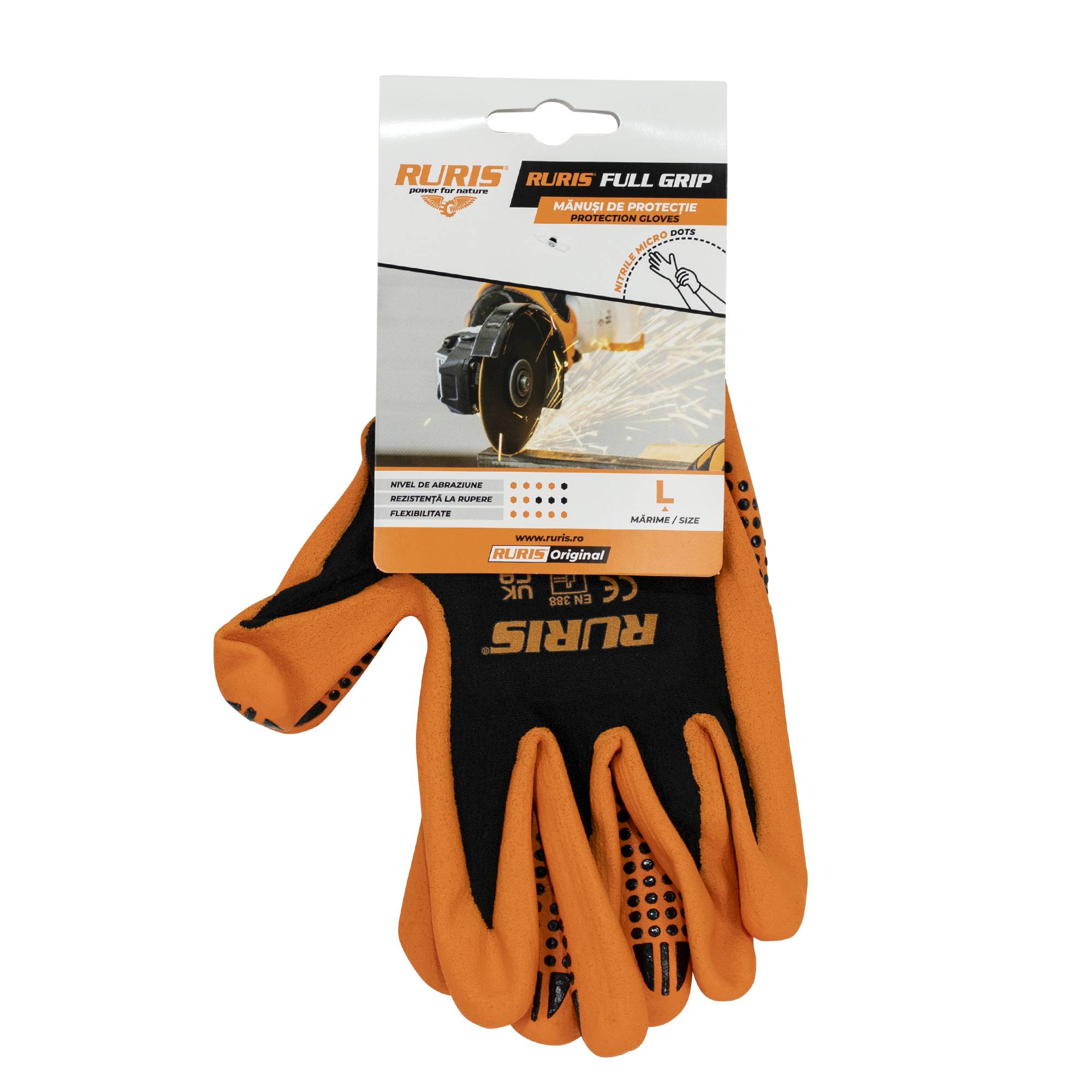 Imagine generala manusi RURIS Full Grip L